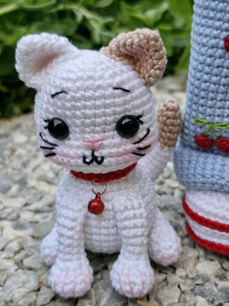 Cherry Belle Doll & Cat Crochet Pattern