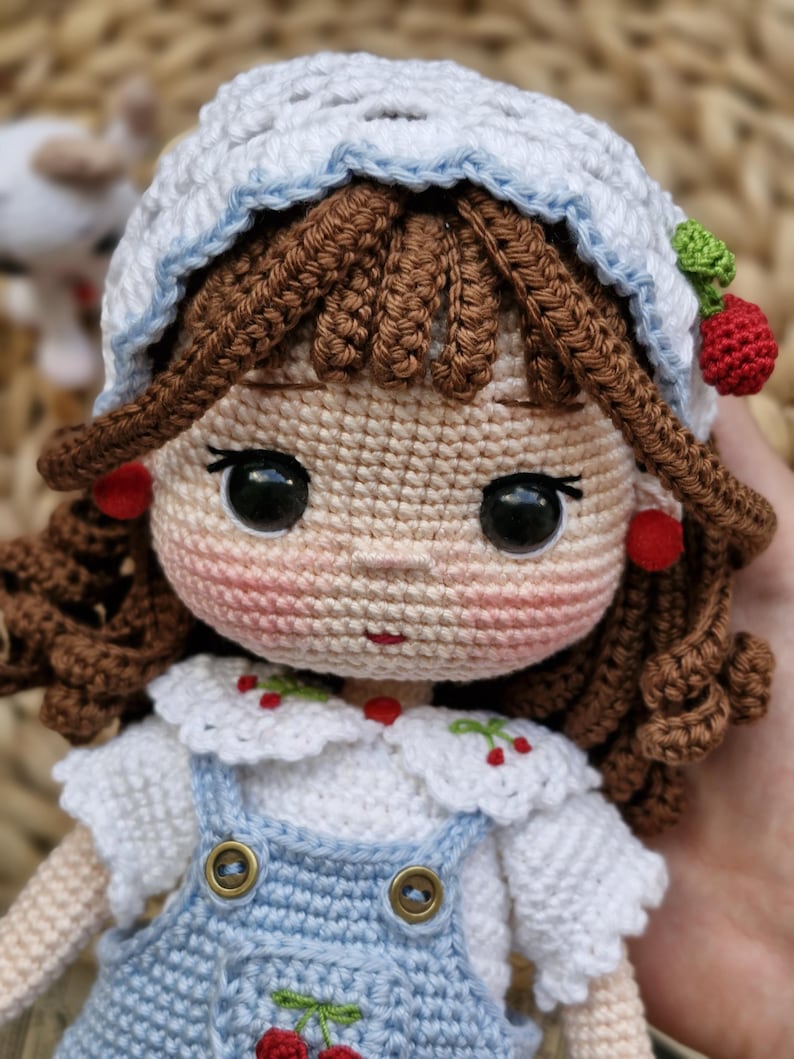 Cherry Belle Doll & Cat Crochet Pattern