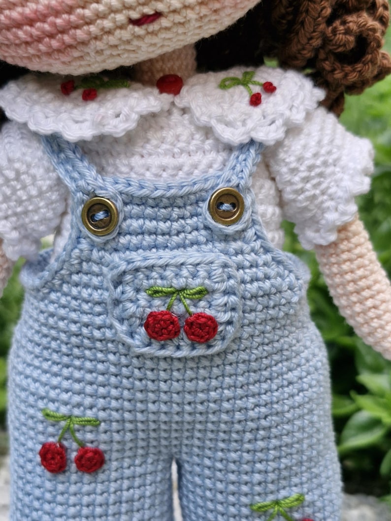 Cherry Belle Doll & Cat Crochet Pattern