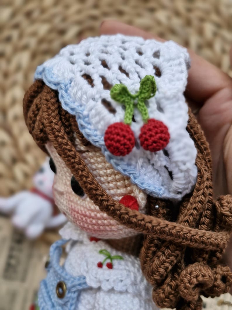 Cherry Belle Doll & Cat Crochet Pattern