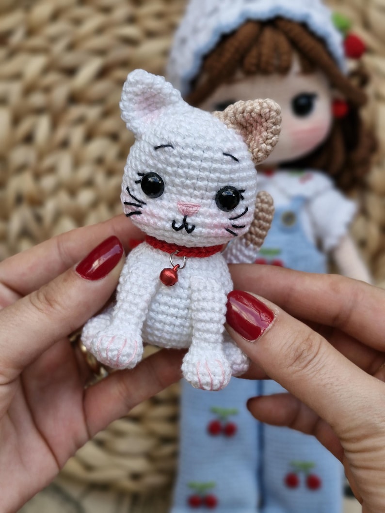 Cherry Belle Doll & Cat Crochet Pattern