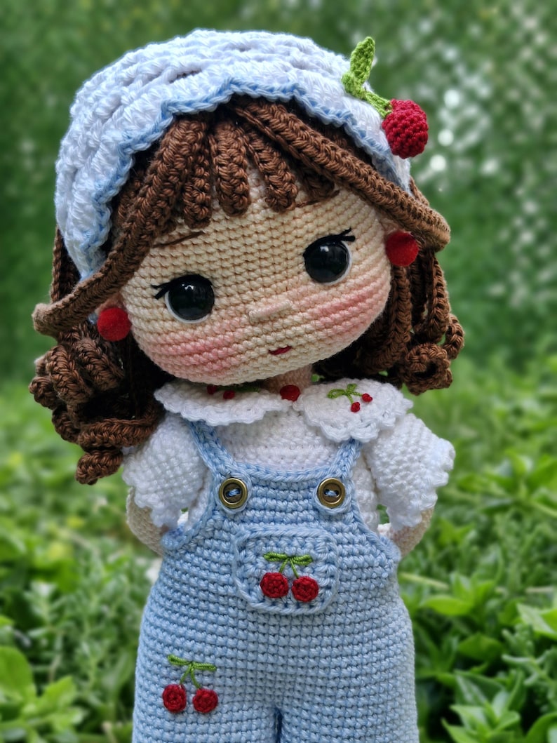 Cherry Belle Doll & Cat Crochet Pattern